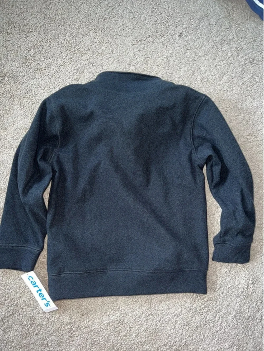 NWT Carter’s quarter zip fleece sweater 4T